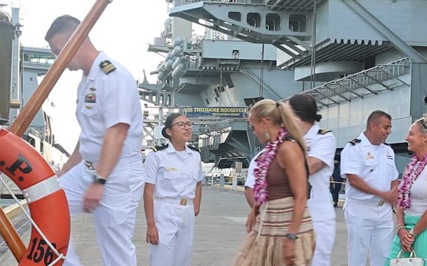 B-Roll: Peruvian Navy hosts reception with allied partners