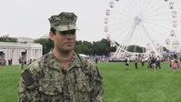 U.S. Navy Seaman Apprentice Chris Perez Guzman Interview at the Great American State Fair 2026