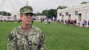 U.S. Navy Cmdr. Brandi Gibson Interview at the Great American State Fair 2026