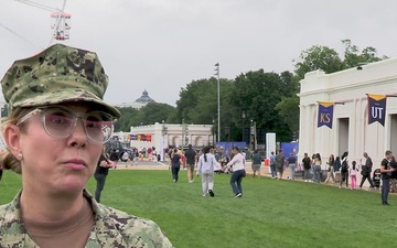 U.S. Navy Cmdr. Brandi Gibson Interview at the Great American State Fair 2026