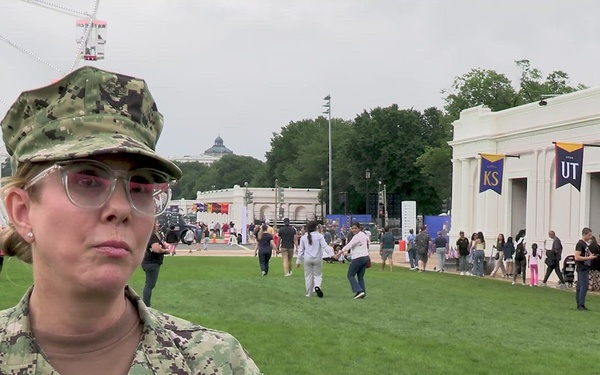 U.S. Navy Cmdr. Brandi Gibson Interview at the Great American State Fair 2026