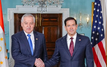 Secretary of State Marco Rubio meets with Tajikistan Foreign Minister Sirojiddin Muhriddin