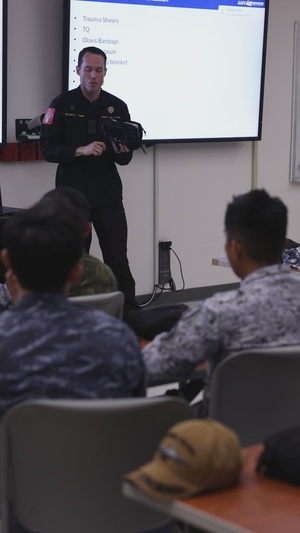 B-Roll: RIMPAC 2026 participants conduct tactical combat casualty care training