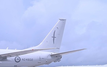 NZDF P-8 Poesiden first AFM-84 Harpoon during Valiant Shield 2026