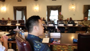 B-Roll: U.S., partner nation senior staff attend humanitarian aid, disaster relief command forum