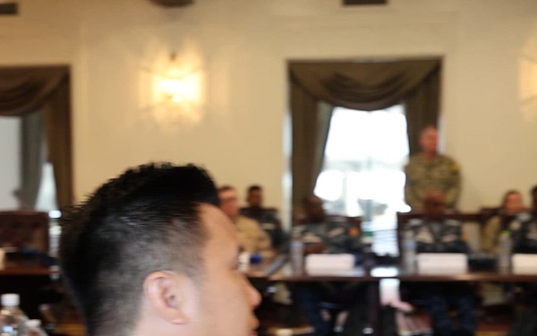 B-Roll: U.S., partner nation senior staff attend humanitarian aid, disaster relief command forum
