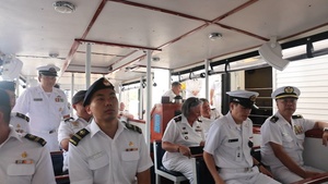 B-Roll: U.S. Pacific Fleet leadership host Pearl Harbor remembrance tour for allied partners