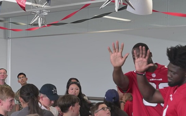 NFL Atlanta Falcons Tour Marine Corps Air Station Iwakuni, Japan 2026 (B-Roll)