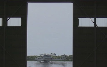 HMLA-367 fly over Fukuoka during Resolute Dragon 26