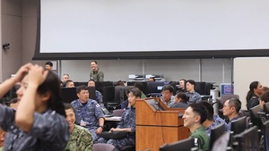 B-Roll: U.S., partner nation service members attend brief at Pacific Warfighting Center