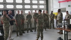 Lithuanian Delegation Tours 21st Theater Sustainment Command Millrinder Innovation Center B-Roll