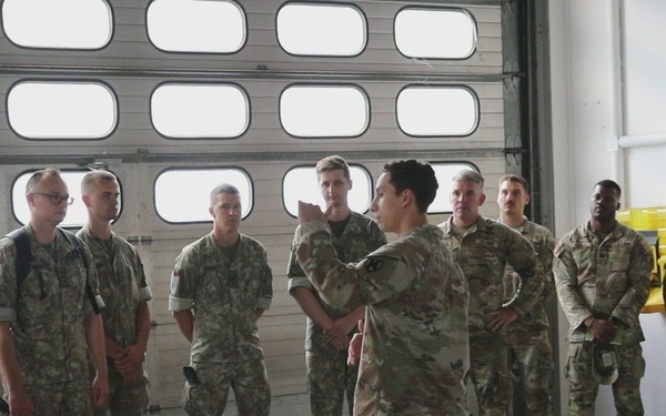Lithuanian Delegation Tours 21st Theater Sustainment Command Millrinder Innovation Center B-Roll