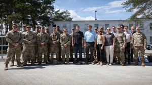 B-Roll: Assistant Secretary of War for International Security Affairs visits U.S. Soldiers in Lithuania, June 30, 2026