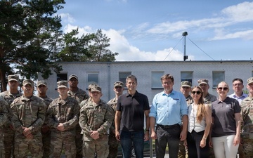Assistant Secretary of War for International Security Affairs visits U.S. Soldiers in Lithuania