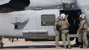 Helicopter Maritime Strike Squadron (HSM) 79, conduct interoperability flight operations with Juan Carlos I, (L61)