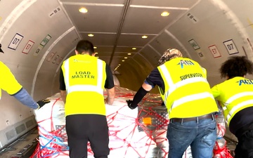 DART Loads Emergency Supplies on Disaster Relief Flights to Venezuela