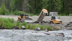 Resurrection Creek Restoration Project on Chugach National Forest (B-Roll)