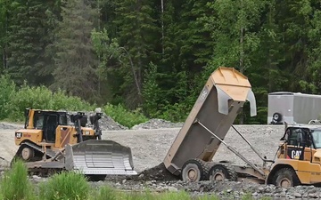 Resurrection Creek Restoration Project on Chugach National Forest (B-Roll)