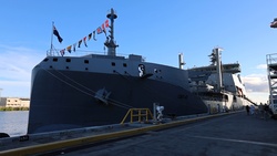 Royal New Zealand Navy hosts RIMPAC reception aboard HMNZS Aotearoa