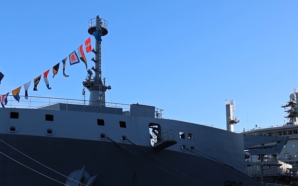 B-Roll: Royal New Zealand Navy hosts RIMPAC reception aboard HMNZS Aotearoa