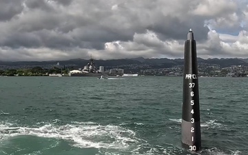 USS Illinois successfully undocks at Pearl Harbor Naval Shipyard