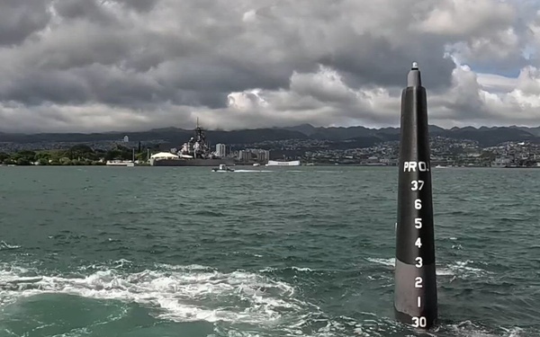 USS Illinois successfully undocks at Pearl Harbor Naval Shipyard