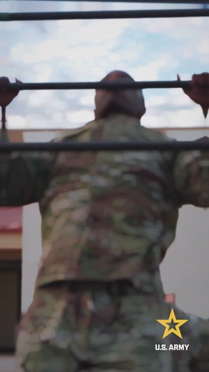 1st Armored Division Sustainment Brigade officers conduct circuit PT