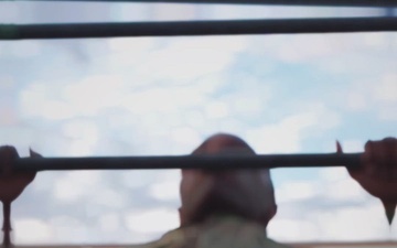 1st Armored Division Sustainment Brigade officers conduct circuit PT