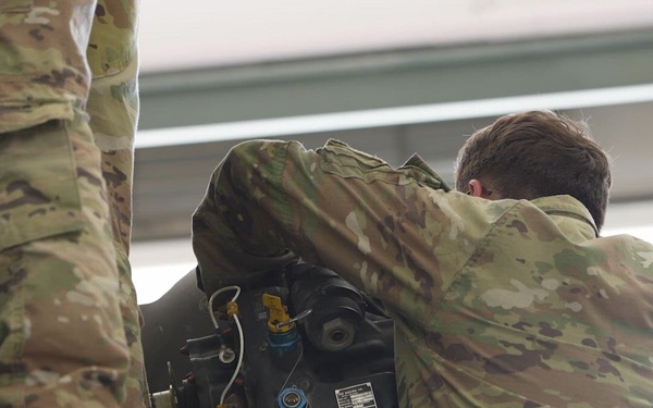 127th ASB, 1st AD CAB, conduct aircraft maintenance