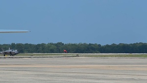 F-35B Lightning IIs arrive at Joint Base Andrews in preparation of Freedom 250