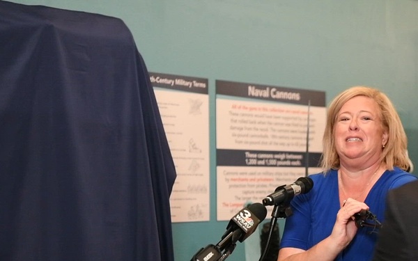 Revolutionary War Cannon on display at Savannah History Museum