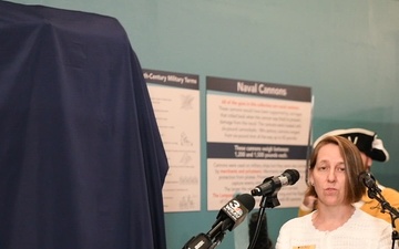 Revolutionary War Cannon on display at Savannah History Museum