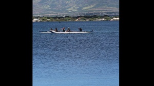 B-Roll: Service members compete in RIMPAC canoeing competition - Square
