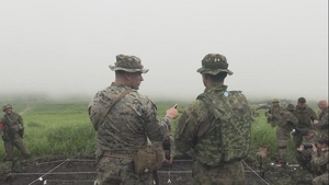 HIJUDAI MANEUVER AREA, OITA, JAPAN – U.S. Marines with 12th LCT and JSDF members participate in a combined arms range during exercise Resolute Dragon 26 B-Roll