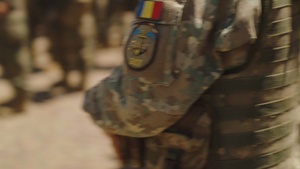 U.S. Marines, Romanian, Moldovan forces conduct M240B machine gun range in Romania