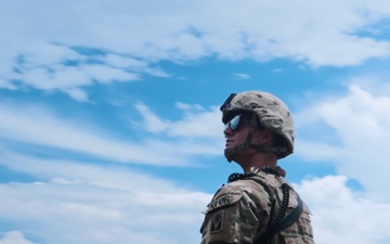 KFOR U.S. Army Soldiers conduct patrol along Administrative Boundary Line in Kosovo