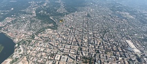 The U.S. Army Parachute Team jumps over Washington D.C. for America 250 celebration