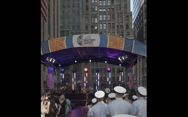 U.S. Service Members attend NBC's Today Show during INR 250