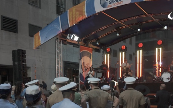 U.S. Service Members attend NBC's Today Show during INR 250
