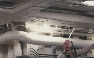 BLT 2/4 Conducts a Ship to Shore Movement Aboard USS Anchorage | B-Roll