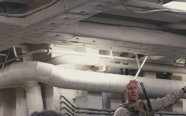 BLT 2/4 Conducts a Ship to Shore Movement Aboard USS Anchorage | B-Roll