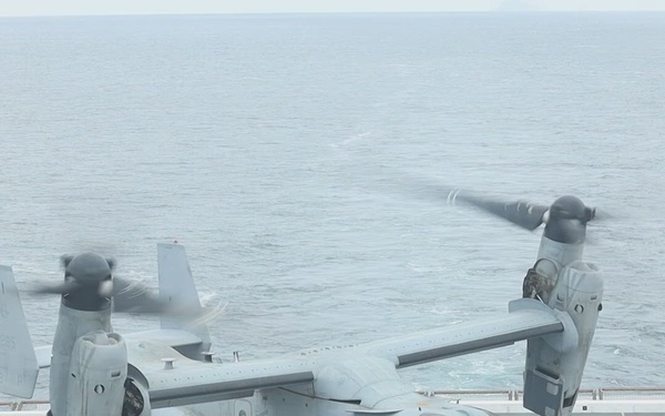 13th MEU Marines Conduct Flight Operations Aboard USS Anchorage | B-Roll