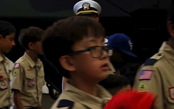 Scouting America Tours USS Arlington