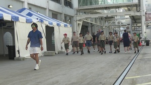 Ship Tours aboard USS Arlington (LPD 24) during INR 250