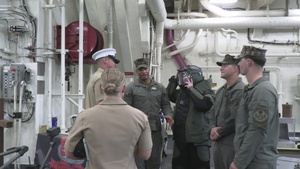 Senior Enlisted Leaders Visit USS Arlington