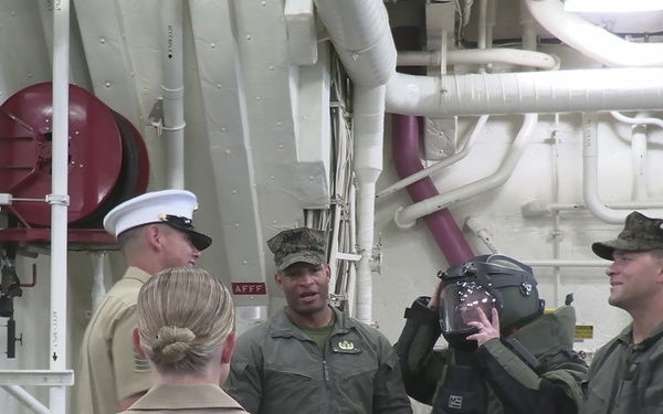 Senior Enlisted Leaders Visit USS Arlington