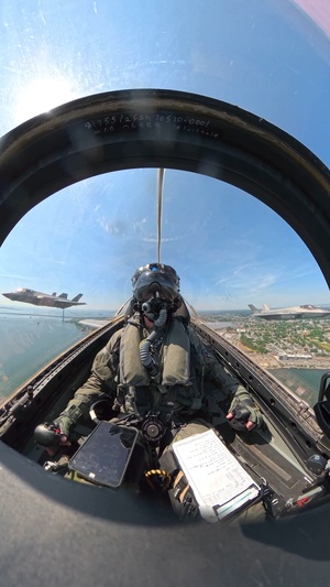 RNLAF F-35s from Luke AFB fly over NYC for America 250