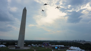 B-Roll: B-2 Spirit Performs Freedom 250 Flyover In Washington