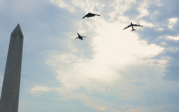 B-Roll: B-2 Spirit Performs Freedom 250 Flyover In Washington