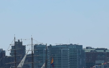 Parade of Sail During International Naval Review 250